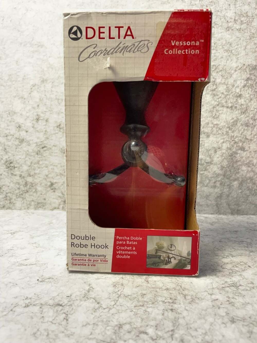 Delta robe hook new  in box